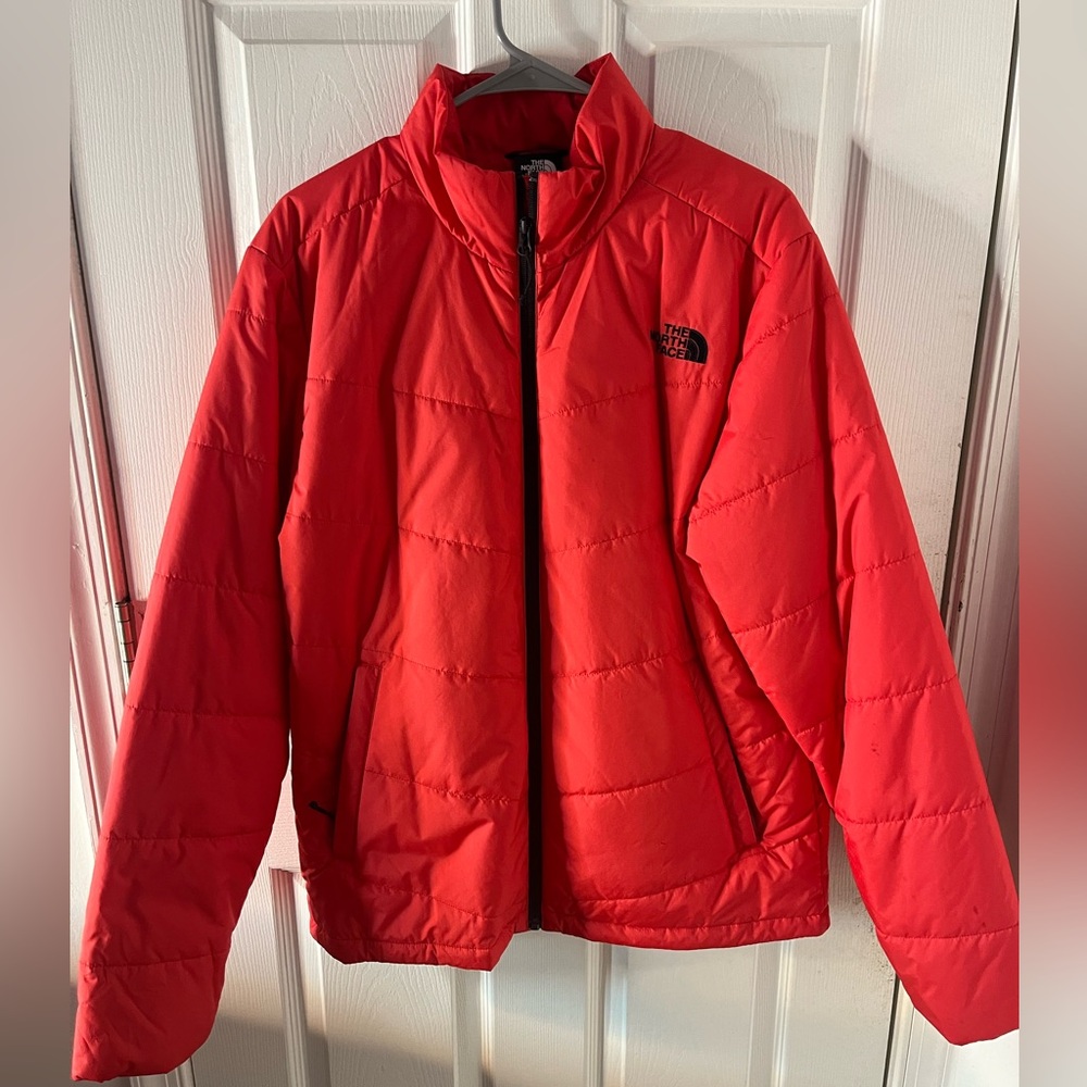 Men’s Red  The North Face puffer jacket